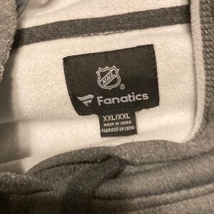 Fanatics Gray and White Hoodie